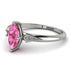 Marquise Pink Moissanite Geometrical Engagement Ring - Reese No. 803